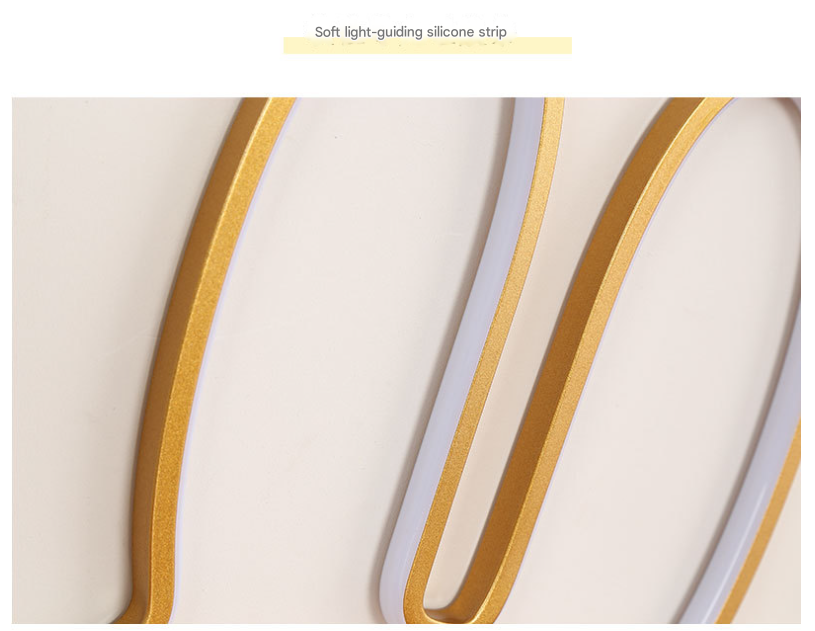 Gold 40x30cm Adorable Bunny LED Wall Night Light - USB Powered Warm White Lamp for Kids Room Decor-4